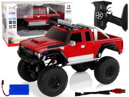Auto Off- Road R/C 2.4G Climbing Car 1:8 Czerwony 4x4