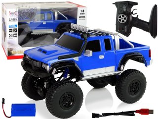 Auto Off- Road R/C 2.4G Climbing Car 1:8 Niebieskie 4x4