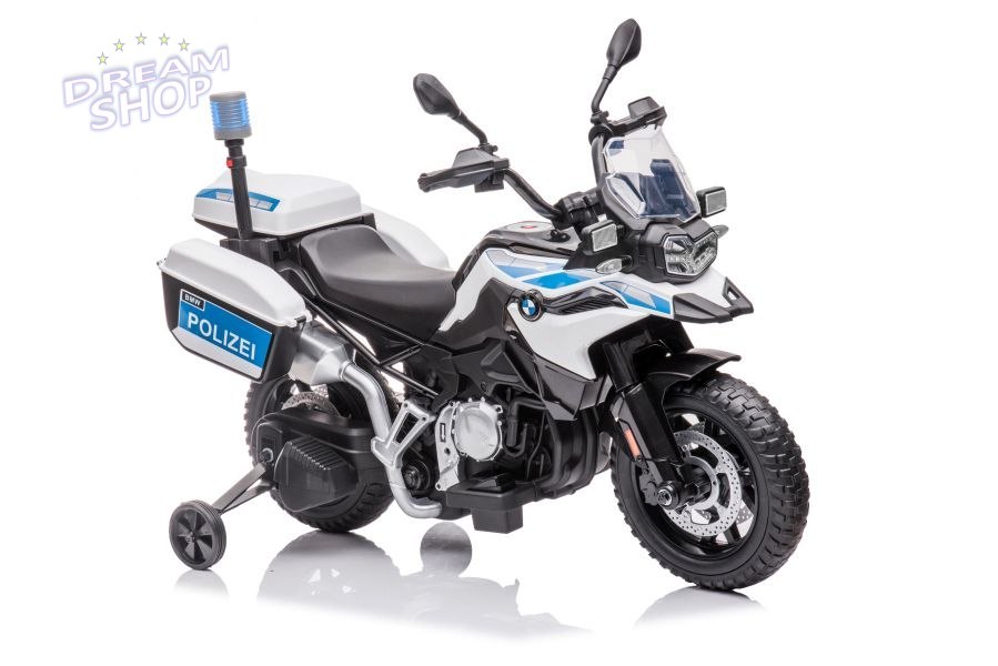 Motor Na Akumulator Policyjny JT5002B Biały Motor Na Akumulator Policyjny JT5002B Biały