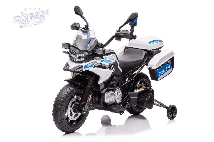 Motor Na Akumulator Policyjny JT5002B Biały Motor Na Akumulator Policyjny JT5002B Biały