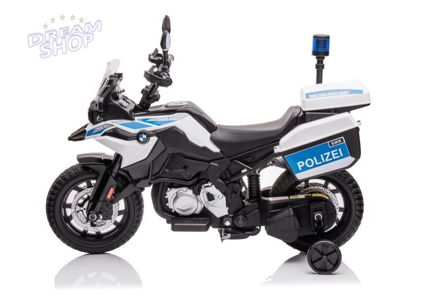Motor Na Akumulator Policyjny JT5002B Biały Motor Na Akumulator Policyjny JT5002B Biały