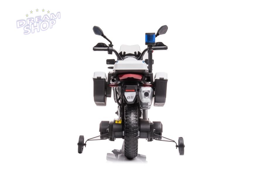 Motor Na Akumulator Policyjny JT5002B Biały Motor Na Akumulator Policyjny JT5002B Biały