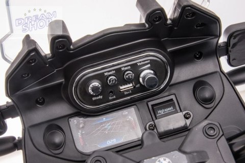 Motor Na Akumulator Policyjny JT5002B Biały Motor Na Akumulator Policyjny JT5002B Biały