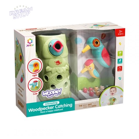 WOOPIE Gra Zręcznościowa Złap Robaka + 2 Dziecioły WOOPIE Gra Zręcznościowa Złap Robaka + 2 Dziecioły