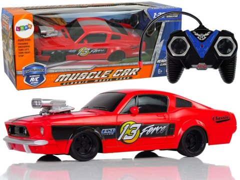 Zdalnie Sterowane Auto Sportowe 1:20 Czerwone Pilot 27 Mhz