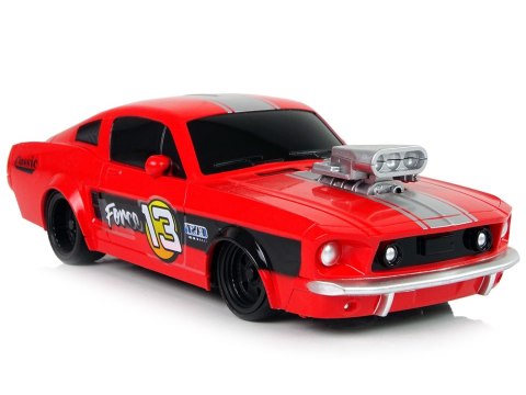 Zdalnie Sterowane Auto Sportowe 1:20 Czerwone Pilot 27 Mhz