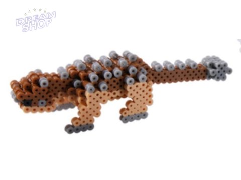 Koraliki do prasowania Wersja 3D, ANKYLOZAUR, DINOZAUR, Saszetka, Prasowanka