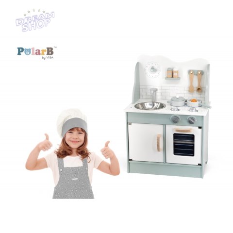 VIGA PolarB Drewniana Kuchnia z Akcesoriami Eco Green