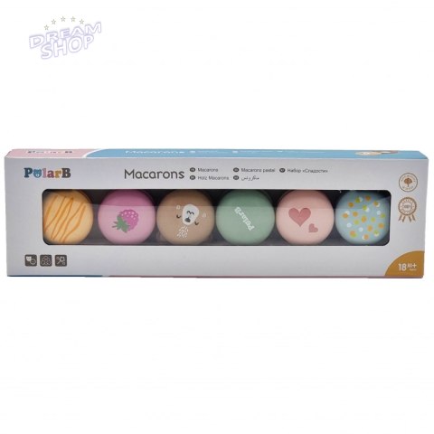 Viga PolarB Drewniane Ciastka Ciasteczka Cukiernia Zestaw Makaroników Viga PolarB Drewniane Ciastka Ciasteczka Cukiernia Zestaw Makaroników