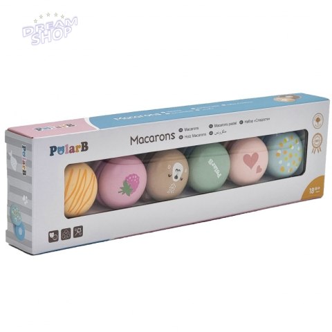 Viga PolarB Drewniane Ciastka Ciasteczka Cukiernia Zestaw Makaroników Viga PolarB Drewniane Ciastka Ciasteczka Cukiernia Zestaw Makaroników