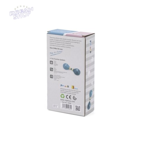 Viga PolarB Marakas Instrument Muzyczny dla Dzieci Grzechotka Viga PolarB Marakas Instrument Muzyczny dla Dzieci Grzechotka