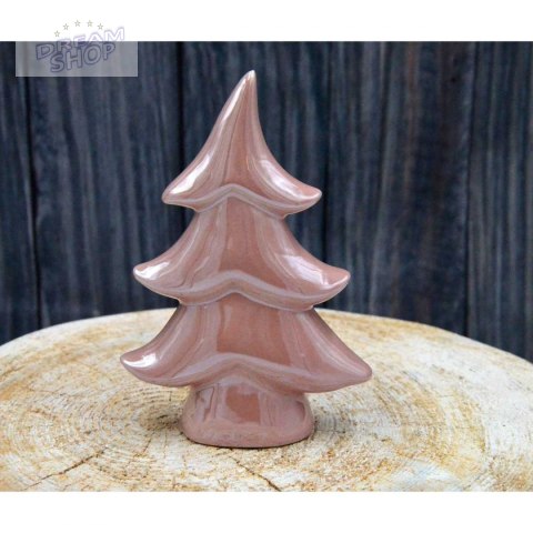 Choinka dekoracyjna czerwona 8,5x3,5x12,5 cm Choinka dekoracyjna czerwona 8,5x3,5x12,5 cm