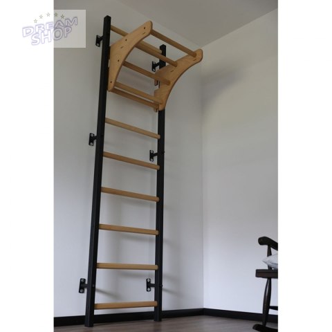 DRABINKA GIMNASTYCZNA DREWNIANO METALOWA Z DREWNIANYM DRĄŻKIEM BENCHK 310B DRABINKA GIMNASTYCZNA DREWNIANO METALOWA Z DREWNIANYM DRĄŻKIEM BENCHK 310B
