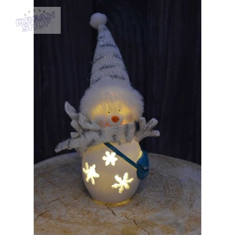 Figurka bałwanek LED 7x6x16 cm Figurka bałwanek LED 7x6x16 cm