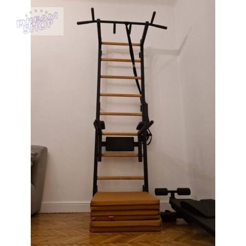 Materac gimnastyczny składany 180cm BenchK brązowy Materac gimnastyczny składany 180cm BenchK brązowy
