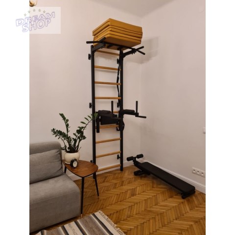 Materac gimnastyczny składany 180cm BenchK brązowy Materac gimnastyczny składany 180cm BenchK brązowy
