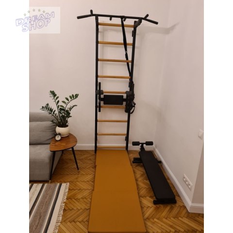 Materac gimnastyczny składany 180cm BenchK brązowy Materac gimnastyczny składany 180cm BenchK brązowy