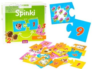 Jawa Gra edukacyjna SPINKI - CYFRY układanka GR0309