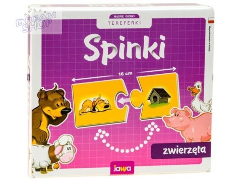Jawa Gra edukacyjna SPINKI - ZWIERZĘTA puzzle GR0308