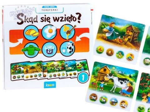 Jawa Gra logiczna układanka SKĄD SIĘ WZIĘŁO? GR0302 Jawa Gra logiczna układanka SKĄD SIĘ WZIĘŁO? GR0302