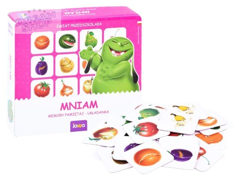 Jawa Gra pamięciowa dla przedszkolaków Memory MNIAM mini GR0386 Jawa Gra pamięciowa dla przedszkolaków Memory MNIAM mini GR0386