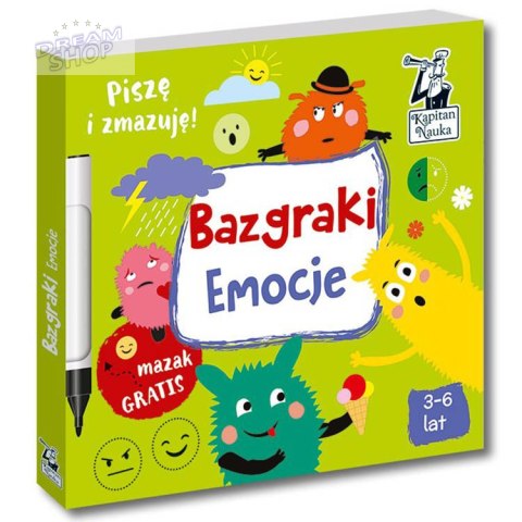 Kapitan Nauka Bazgraki Emocje 3-6 lat KS0659 Kapitan Nauka Bazgraki Emocje 3-6 lat KS0659