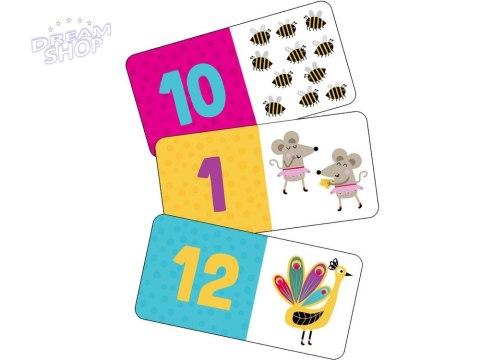 Kapitan Nauka Domino LICZBY gra edukacyjna GR0516 Kapitan Nauka Domino LICZBY gra edukacyjna GR0516