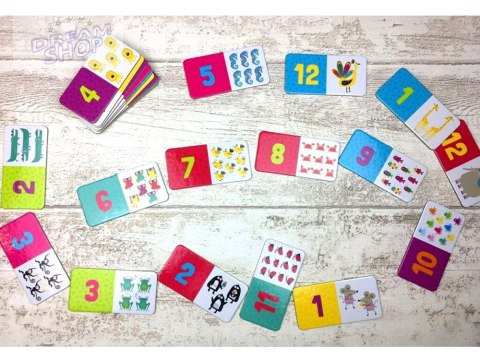Kapitan Nauka Domino LICZBY gra edukacyjna GR0516 Kapitan Nauka Domino LICZBY gra edukacyjna GR0516