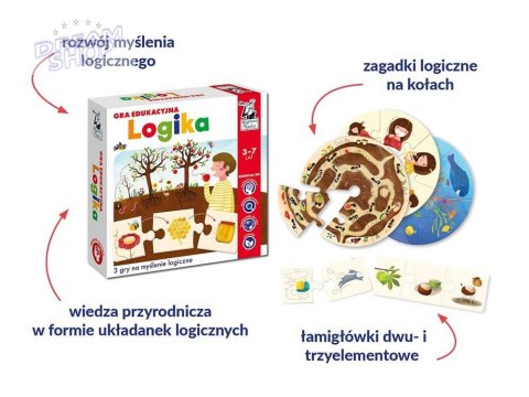 Kapitan Nauka Logika Gra edukacyjna GR0474 Kapitan Nauka Logika Gra edukacyjna GR0474