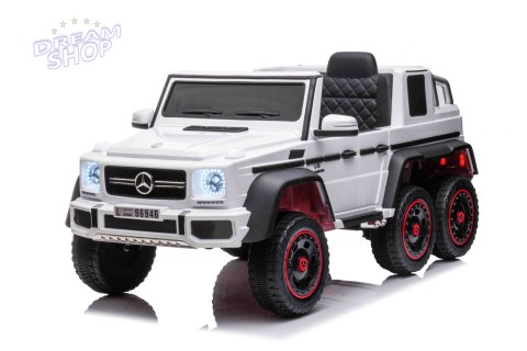Pojazd Mercedes G63 6x6 AMG Biały Pojazd Mercedes G63 6x6 AMG Biały