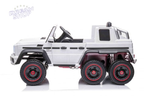 Pojazd Mercedes G63 6x6 AMG Biały Pojazd Mercedes G63 6x6 AMG Biały