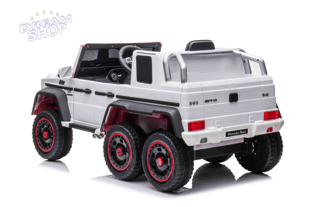 Pojazd Mercedes G63 6x6 AMG Biały Pojazd Mercedes G63 6x6 AMG Biały