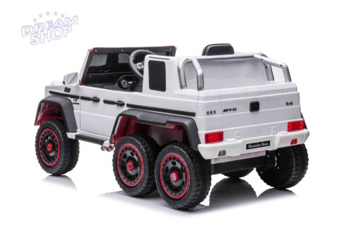 Pojazd Mercedes G63 6x6 AMG Biały Pojazd Mercedes G63 6x6 AMG Biały