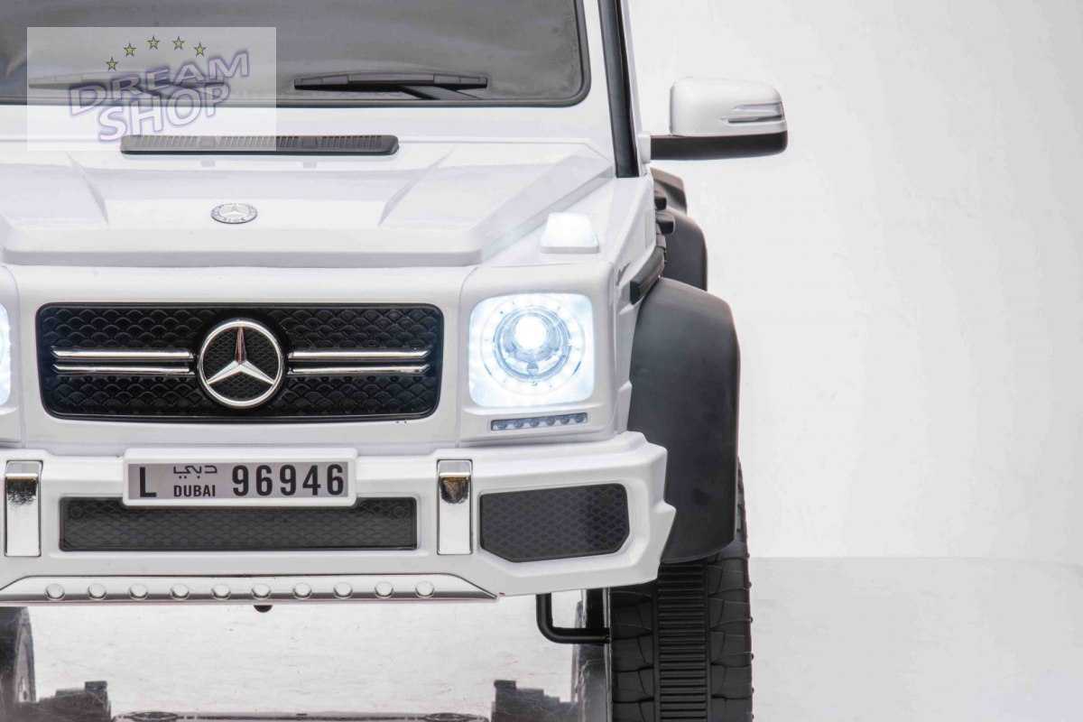 Pojazd Mercedes G63 6x6 AMG Biały Pojazd Mercedes G63 6x6 AMG Biały