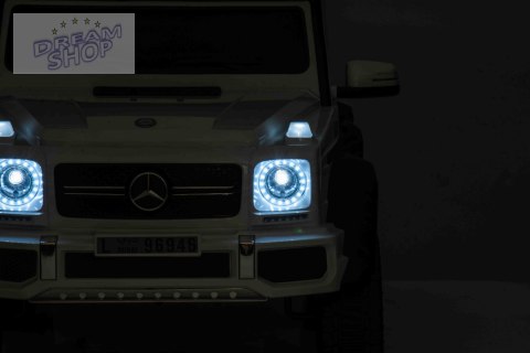 Pojazd Mercedes G63 6x6 AMG Biały Pojazd Mercedes G63 6x6 AMG Biały