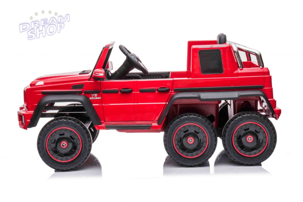 Pojazd Mercedes G63 6x6 AMG Czerwony Pojazd Mercedes G63 6x6 AMG Czerwony