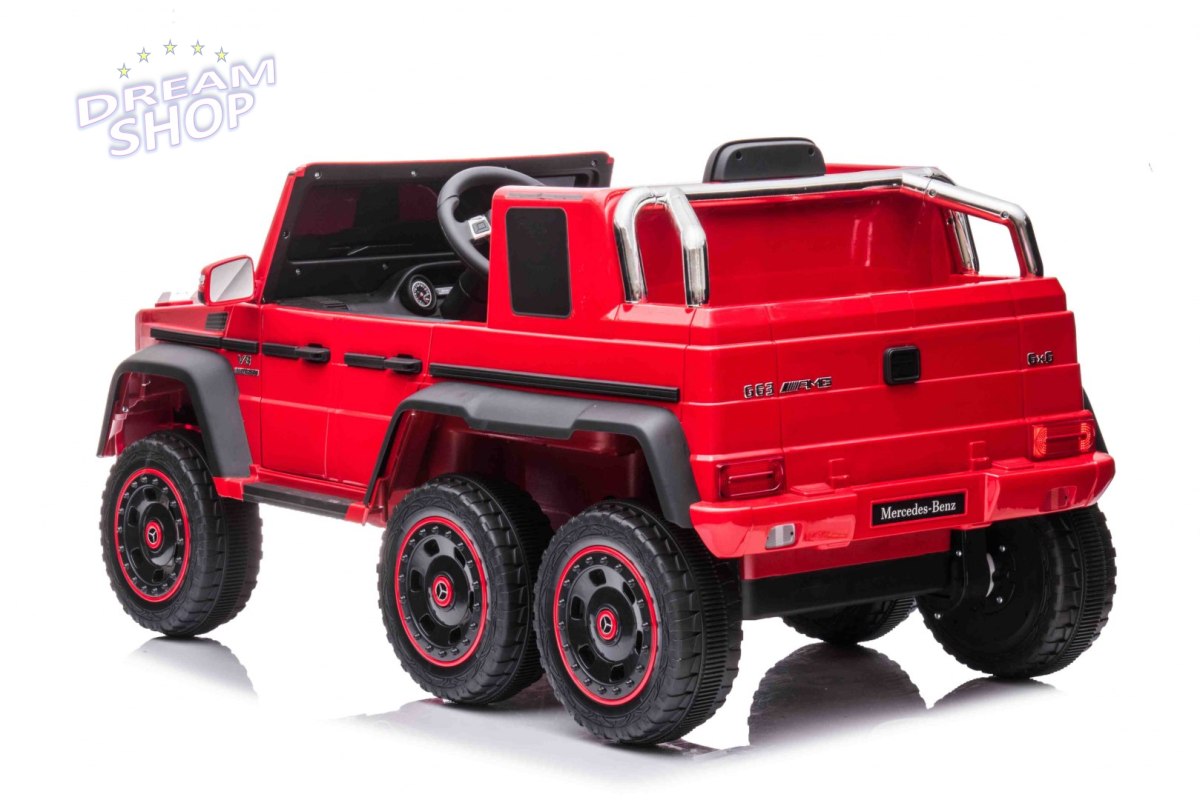 Pojazd Mercedes G63 6x6 AMG Czerwony Pojazd Mercedes G63 6x6 AMG Czerwony