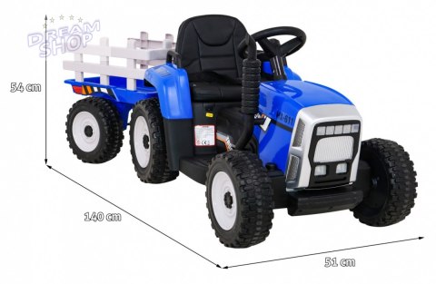 Pojazd Traktor z Przyczepą BLOW Niebieski