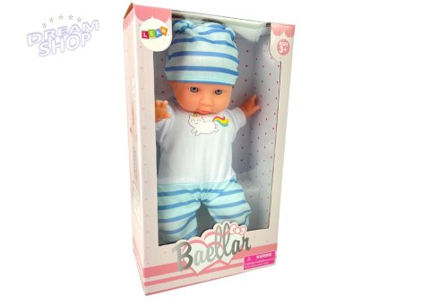 Lalka Bobas Niebieska Piżama w Paski 30 cm Lalka Bobas Niebieska Piżama w Paski 30 cm