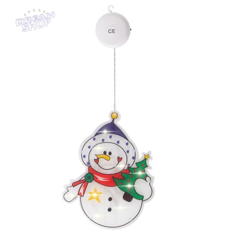 Lampki LED wisząca dekoracja świąteczna bałwan