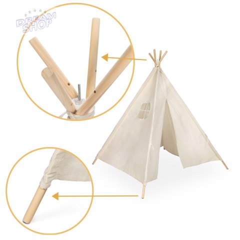 Namiot domek indiański dla dzieci Tipi Wigwam 90cm Namiot domek indiański dla dzieci Tipi Wigwam 90cm