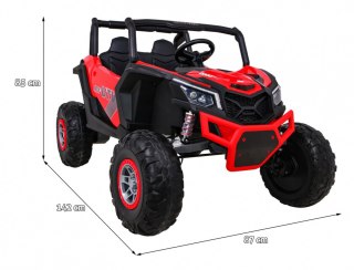 Pojazd Buggy UTV-MX Czerwony