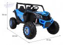 Pojazd Buggy UTV-MX Niebieski