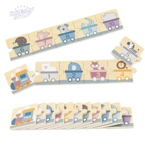 VIGA PolarB Drewniane Puzzle Numeryczne VIGA PolarB Drewniane Puzzle Numeryczne
