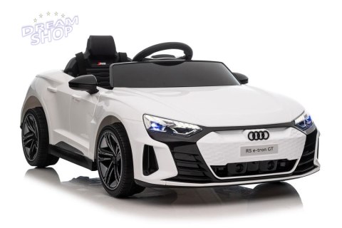 Auto Na Akumulator Audi E- Tron GT QLS-6888 Białe Auto Na Akumulator Audi E- Tron GT QLS-6888 Białe