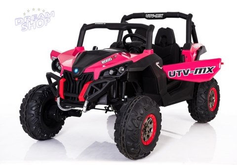 Auto Na Akumulator Jeep XMX603 Różowy MP4 Auto Na Akumulator Jeep XMX603 Różowy MP4
