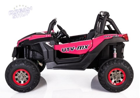 Auto Na Akumulator Jeep XMX603 Różowy MP4 Auto Na Akumulator Jeep XMX603 Różowy MP4