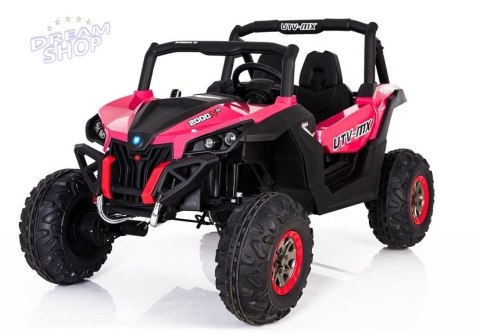 Auto Na Akumulator Jeep XMX603 Różowy MP4 Auto Na Akumulator Jeep XMX603 Różowy MP4