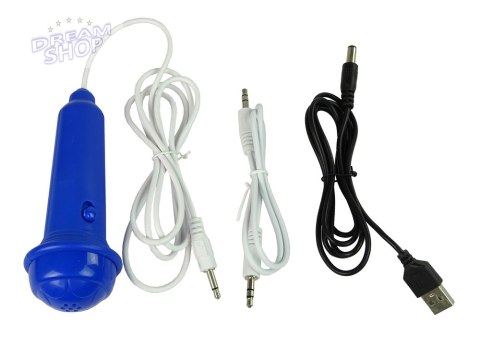 Elektryczne Pianino Keyboard Dla Dzieci Niebieskie Nuty USB