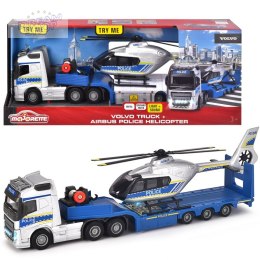 MAJORETTE Grand Volvo Zestaw Policyjny Policja 35cm